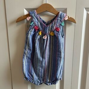 Mudpie romper size 6-9 months